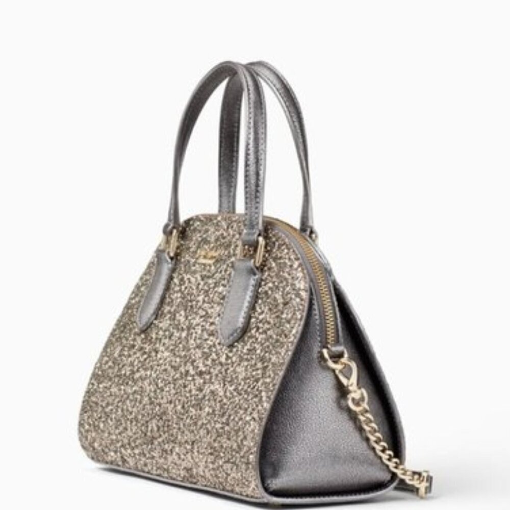 Kate Spade Glitter Mini Reiley Satchel - Picture 3 of 16